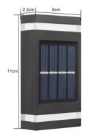 6led solar maten